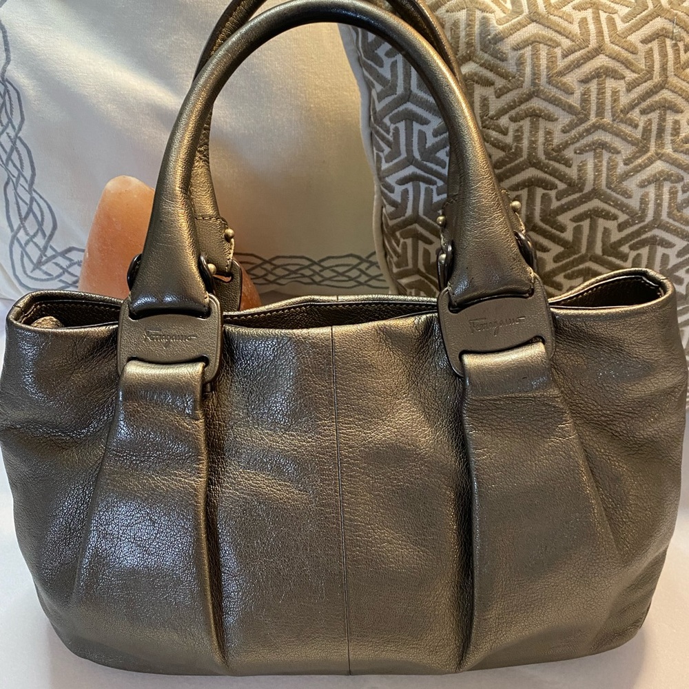 SALVATORE FERRAGAMO Metallic Bag